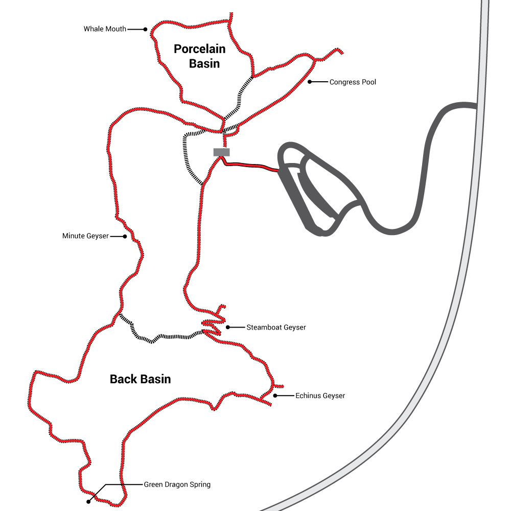 Norris Geyser Basin Map