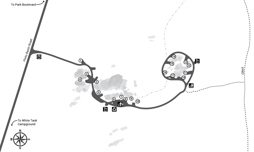 Belle Campground Map