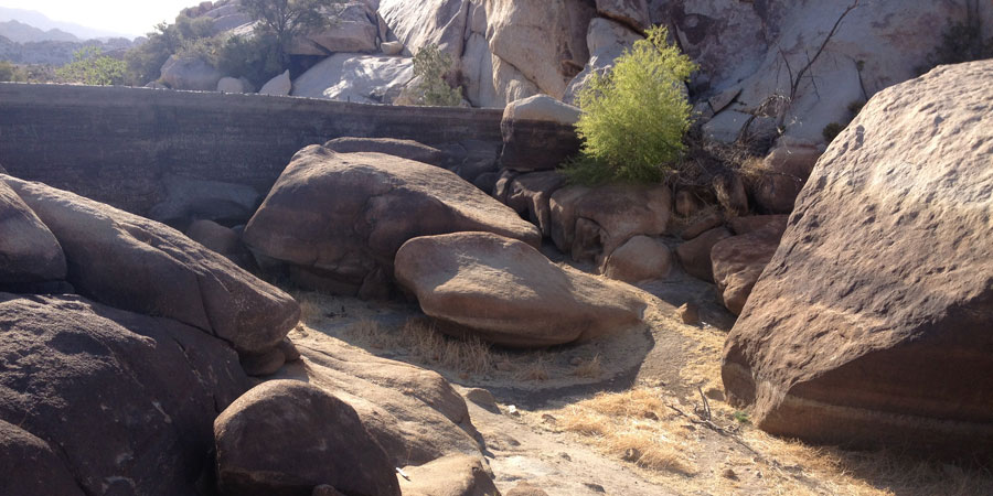 Barker Dam Wall