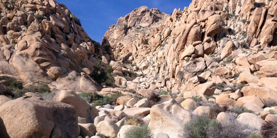 Ascending Gunsight Canyon