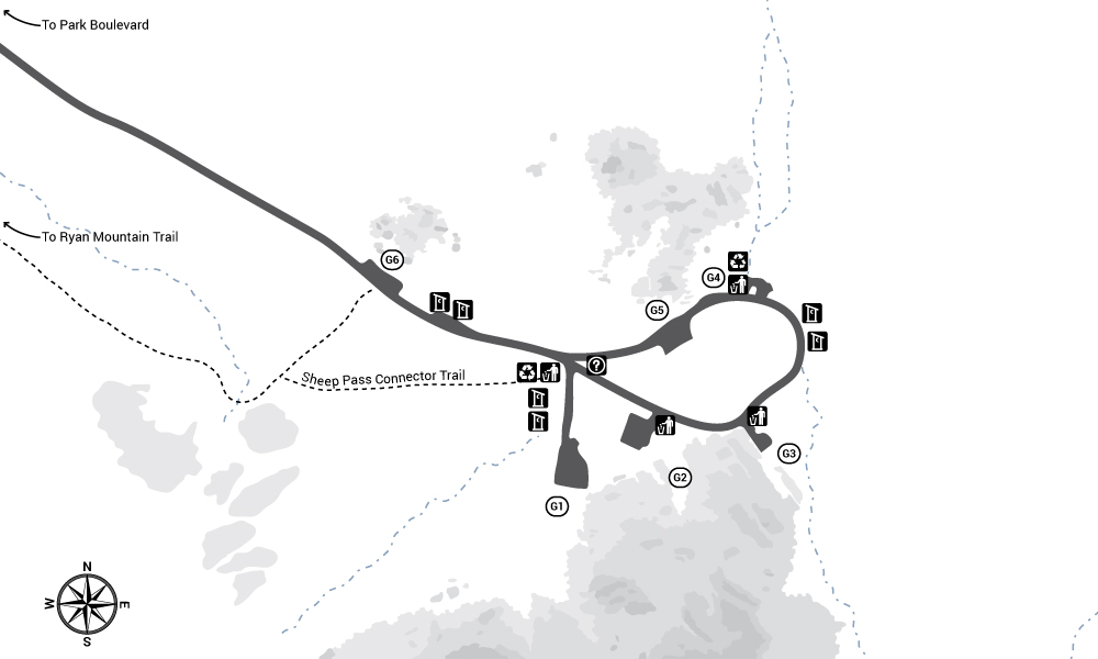 Sheep Pass Campground Map