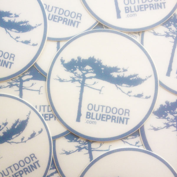 Outdoor Blueprint Stickers